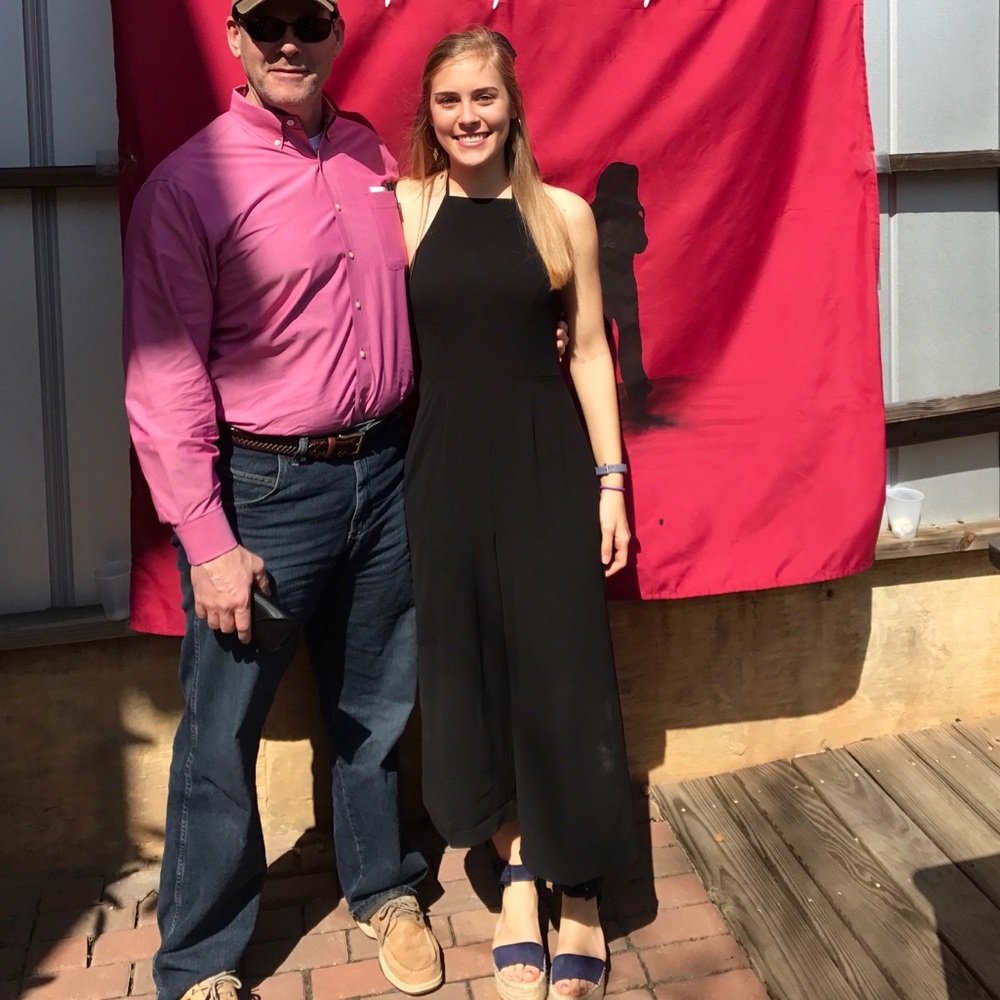 High neck black show me your mumu jumpsuit - Picture 3 of 3